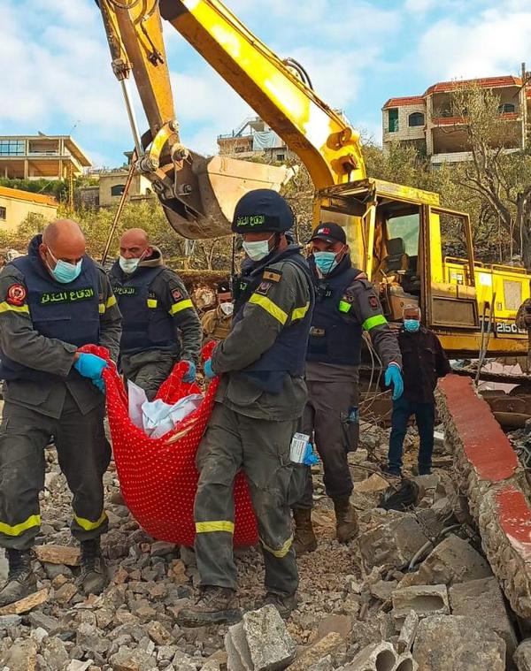 انتشال أشلاء شهيدين من الخيام وجثمان شهيد من كفرشوبا وجثامين أربعة شهداء من الجبّين وجثمان شهيد من شيحين وآخر من مثلث طيرحرفا