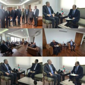 وزير الخارجية يوسف رجّي يبحث العلاقات الثنائية مع سفراء ووفود دبلوماسية وزير الخارجية يوسف رجّي يبحث العلاقات الثنائية مع سفراء ووفود دبلوماسية