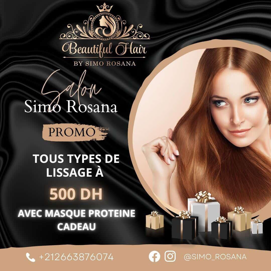 خبير الشعر Simo Rosana عرض استثنائي لتنعيم جميع أنواع الشعر مع ماسك بروتين هدية : عبد المجيد رشيدي خبير الشعر Simo Rosana عرض استثنائي لتنعيم جميع أنواع الشعر مع ماسك بروتين هدية : عبد المجيد رشيدي
